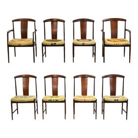 Set of 8 Folke Ohlsson Teak Dining Chairs Dux Mid Century Modern (1 of 8)