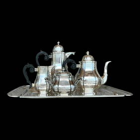 Regency 800 Sterling Silver Tea Service Set 5 Pieces (1 of 10)