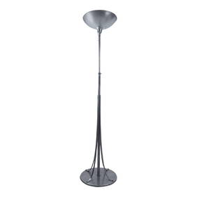 Hugo Gnam Art Deco Torchiere Lamp Adjustable 78-88in Steel Silver (1 of 10)