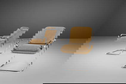 Mid-Century Modern Tubular Chrome Lounge Chairs by Ralph Rye for Dux Dunbar 1970s (1 of 10)