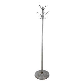 Mid Century Aero Art Spun Aluminum Coat Rack 71in Silver (1 of 8)