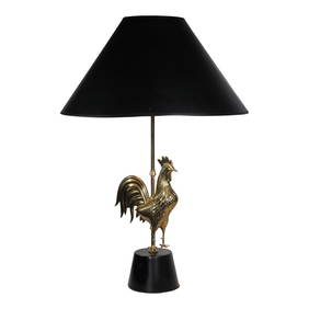Vintage Mid Century Rooster Lamp Brass Finish 30.5" Tall (1 of 10)