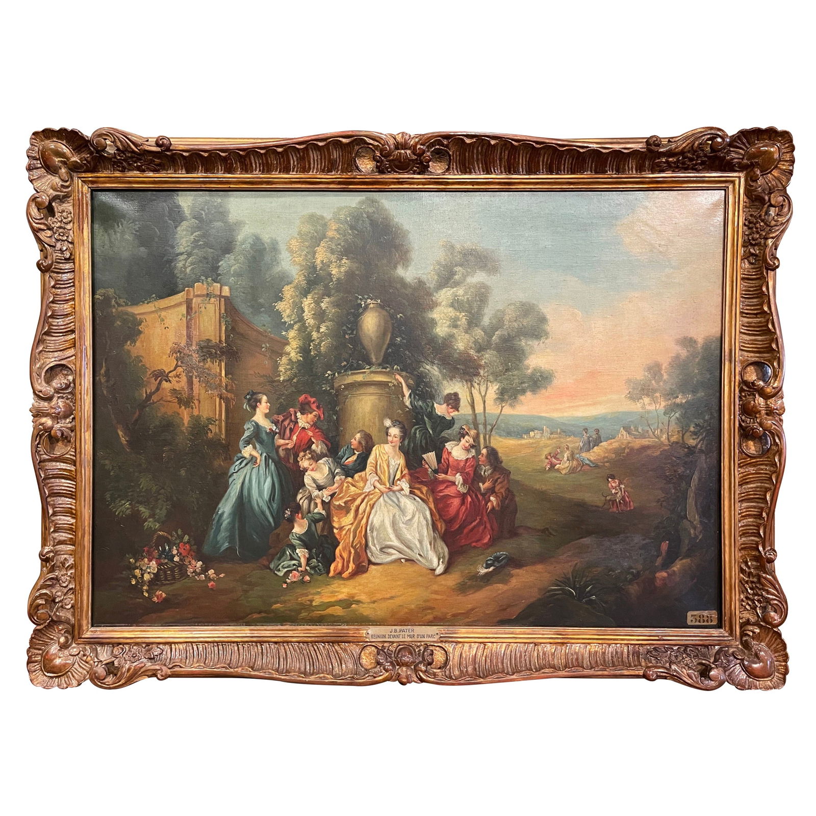 Jean Baptiste Valadie Oil Painting Of Boy