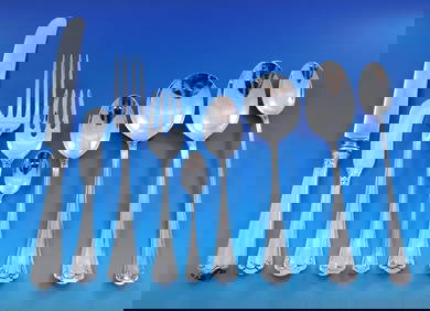 Stuart Sterling Silver Flatware Set 116 pcs Dinner Rare (1 of 11)