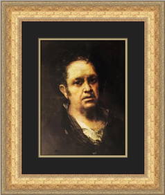 Francisco De Goya Self-Portrait Custom Framed Print 20 x 18 (1 of 2)