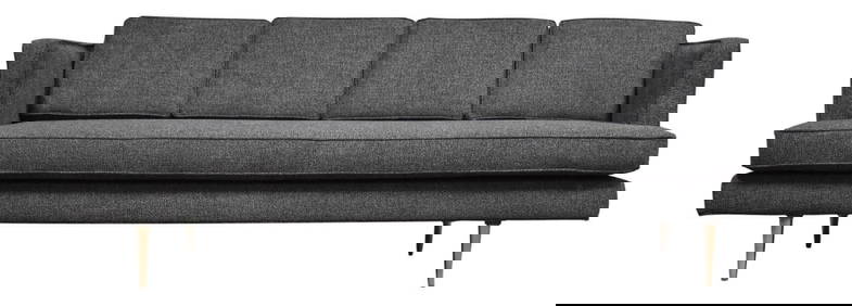 Edward Wormley for Dunbar Mid Century Modern Grey Sofa 85" Wide (1 of 9)