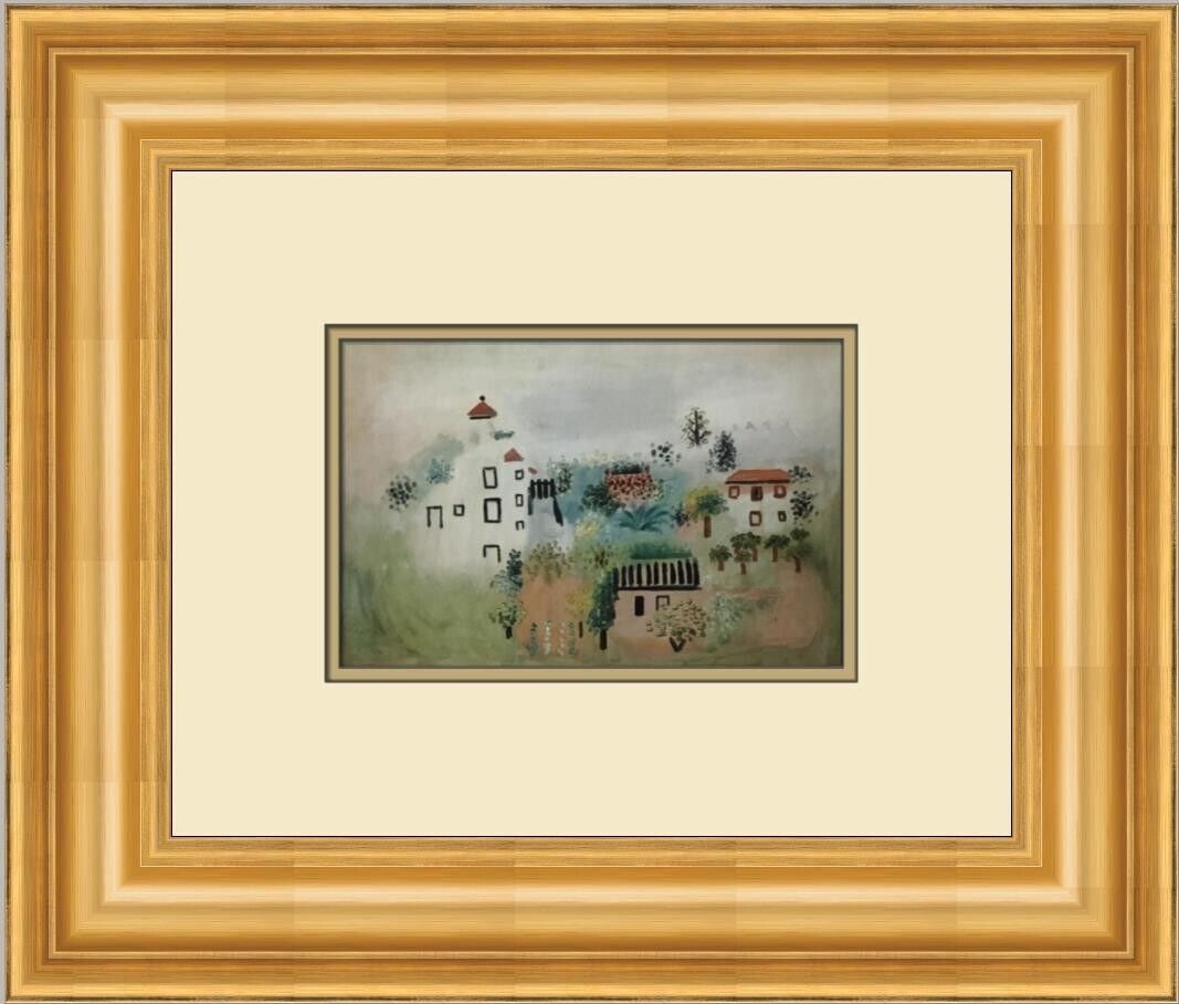 Pablo Picasso Landscape Custom Framed Print 16 x 19 Multi-Color Surrealism Art: Pablo Picasso Landscape Custom Framed Print 16 x 19 Multi-Color Surrealism Art This stunning custom framed print features the iconic artwork "Landscape" by Pablo Picasso, a notable piece from the surr