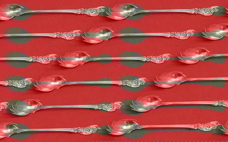 Reed & Barton Francis I Sterling Silver Iced Tea Spoon Set of 12 7 5/8" (1 of 4)