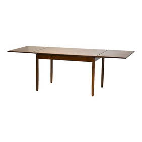 1960s Danish Modern Teak Draw Leaf Dining Table 87.5 in (1 of 7)