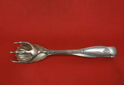 John Polhamus Ionic Sterling Silver Salad Tongs 9 7/8" Claw Spoon (1 of 3)