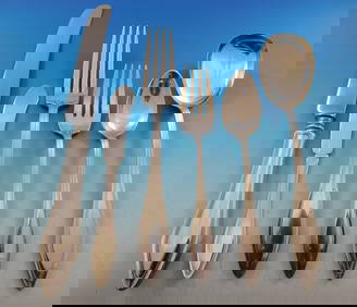 Towle Mary Chilton Sterling Silver Flatware Set for 8 52 pcs Dinner Service (1 of 9)