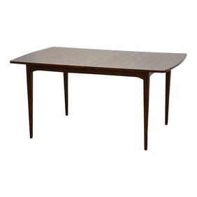 Broyhill 1960s Walnut Mid Century Modern Dining Table 60.25x40x29 (1 of 6)