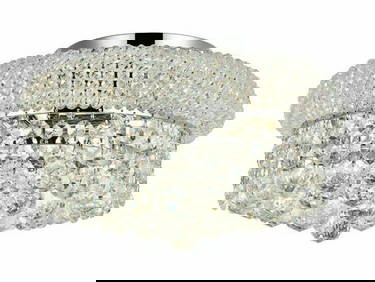 Primo 4-Light Chrome Flush Mount 12 inch Crystal Fixture (1 of 5)