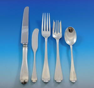 Tiffany & Co Flemish Sterling Silver Flatware Set 66 Pcs Service for 12 (1 of 8)