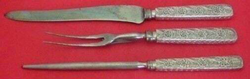 Tiffany & Co Antique Engraved Sterling Silver 3-Piece Carving Set (1 of 1)