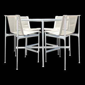 Vintage Boho Richard Schultz High Top Dining Set with 4 Chairs (1 of 10)