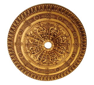 38" Gold Empire Antique Style Chandelier Ceiling Medallion ARP11 (1 of 2)