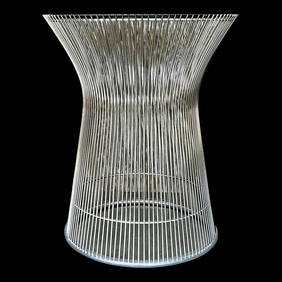 Mid-Century Modern Chrome Side Table Inspired by Platner (1 of 9)