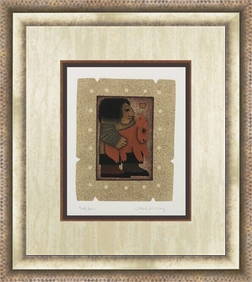 Carol Jablonsky Signed Limited Edition Lithograph Mark Chagall Red Goat 15 x 17 Framed (1 of 4)
