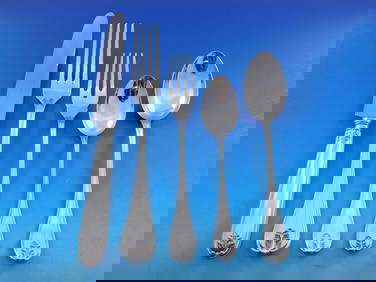 Buccellati Laura Sterling Silver Flatware Set 60 pcs Italy 12 Service (1 of 6)