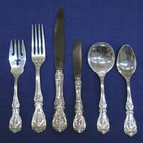 Reed & Barton Francis I 89-Piece Sterling Silver Flatware Set for 12 (1 of 9)