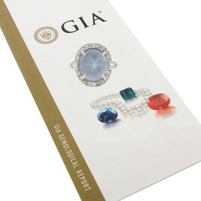 Antique Art Deco GIA Certified 11.87ct Light Blue Star Sapphire Diamond Ring (1 of 11)