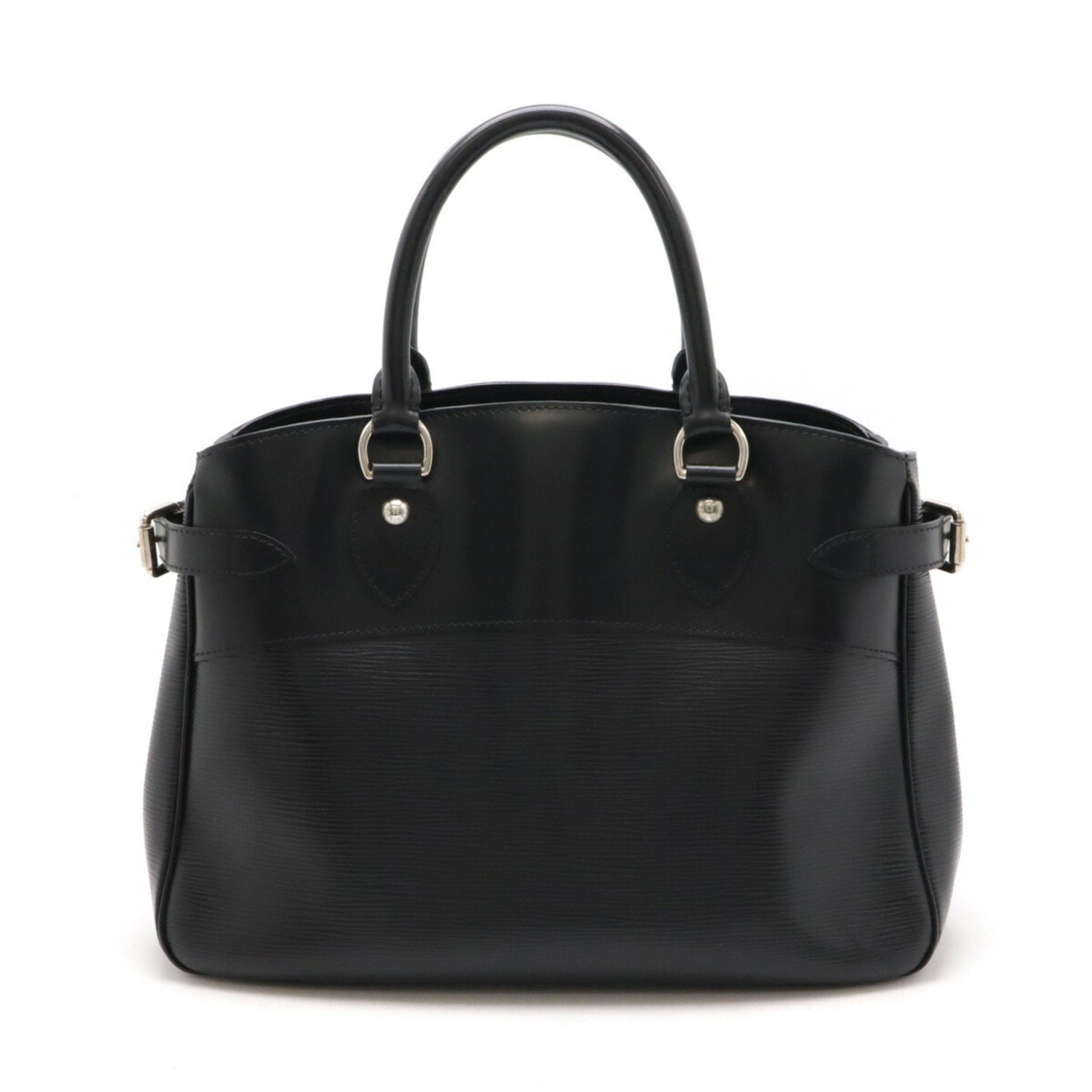Louis Vuitton Black Epi Passy PM Handbag 26.5cm x 33cm x 13.5cm: Louis Vuitton Black Epi Passy PM Handbag 26.5cm x 33cm x 13.5cm Elevate your style with this elegant Louis Vuitton Epi Passy PM Handbag, crafted from luxurious Epi leather in a classic black (noir) hu