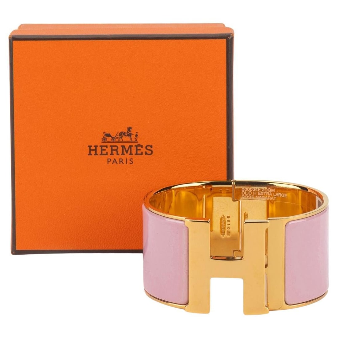 Hermes Clic Clac Bangle Rose Nacarat Gold Hardware 2018: Hermes Clic Clac Bangle Rose Nacarat Gold Hardware 2018 This exquisite Hermes Clic Clac Bangle in a stunning rose nacarat color is a must-have accessory for any fashion enthusiast. Crafted with precis
