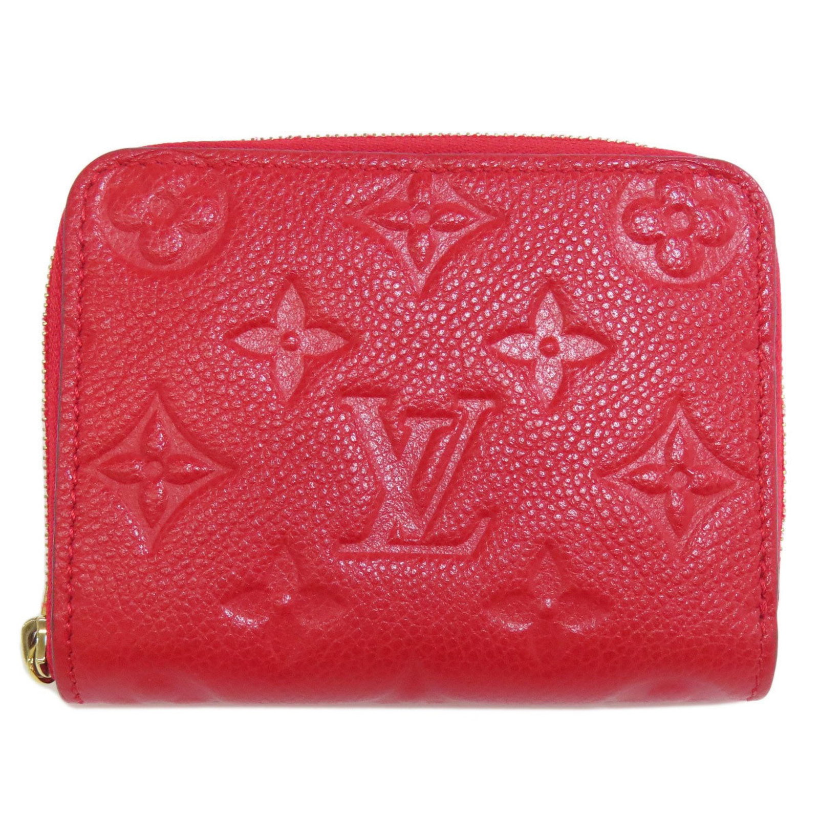 Louis Vuitton M60740 Red Empreinte Zippy Coin Purse Wallet for Women: Louis Vuitton M60740 Red Empreinte Zippy Coin Purse Wallet for Women This exquisite Louis Vuitton Zippy Coin Purse is crafted from luxurious Monogram Empreinte leather in a striking red color, designe