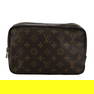 Louis Vuitton Trousse de Toilette Brown Canvas Toiletry Bag