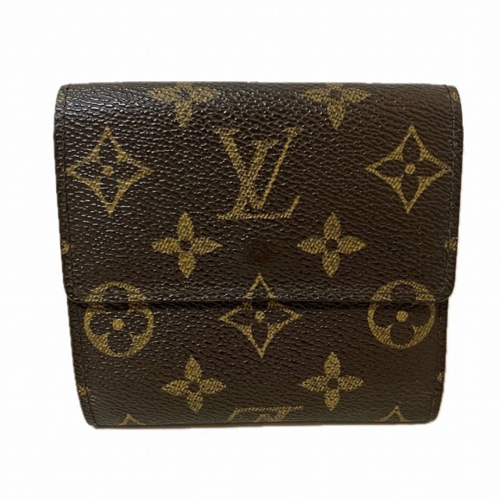 Louis Vuitton Monogram Coin Purse for Men and Women: Louis Vuitton Monogram Coin Purse for Men and Women This Louis Vuitton Monogram Portemonnay Bi-fold Wallet is designed for both men and women, showcasing a classic brown leather exterior adorned with