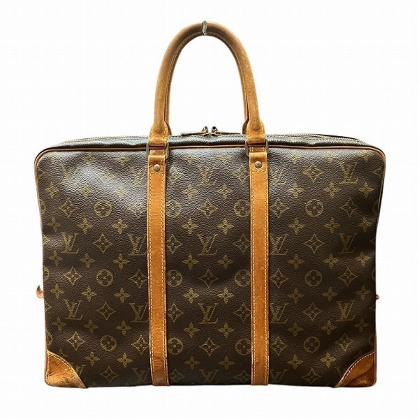 Louis Vuitton Monogram Porte-Document Voyage M40226 Handbag Unisex: Louis Vuitton Monogram Porte-Document Voyage M40226 Handbag Unisex Discover the Louis Vuitton Monogram Porte-Document Voyage M40226, a versatile handbag designed for both men and women. This stylish b