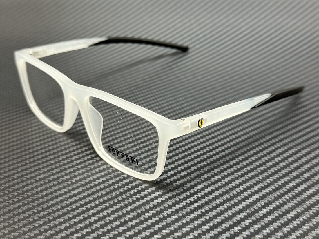 Ferrari FZ8001U 505 Gray 56 mm Men's Eyeglasses: Ferrari FZ8001U 505 Gray 56 mm Men's Eyeglasses Experience sophistication with the Ferrari FZ8001U 505 Transparent Grey Men's Eyeglasses. These stylish eyeglasses feature a sleek gray frame that effor