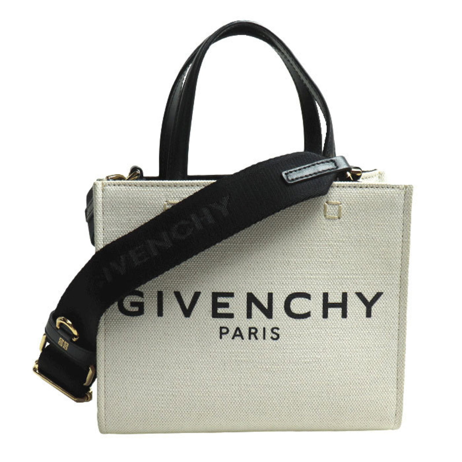 Givenchy BB50N0B1DR Beige Black Canvas 2-Way Shoulder Handbag: Givenchy BB50N0B1DR Beige Black Canvas 2-Way Shoulder Handbag Introducing the Givenchy Canvas Handbag, a stylish 2-way shoulder bag designed for the modern woman. Crafted from a durable cotton canvas 