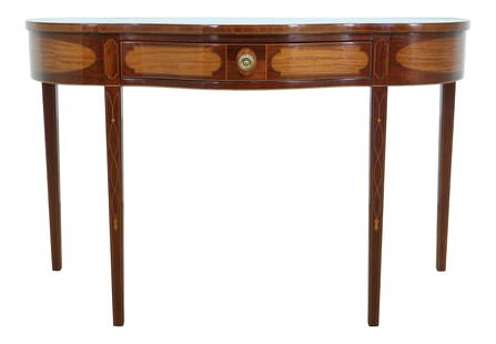 Kindel Winterthur Collection Mahogany Server Table 52.5w x 25.5d x 33h: Kindel Winterthur Collection Mahogany Server Table 52.5w x 25.5d x 33h This exquisite server table from the Kindel Winterthur Collection showcases elegant inlaid mahogany craftsmanship.