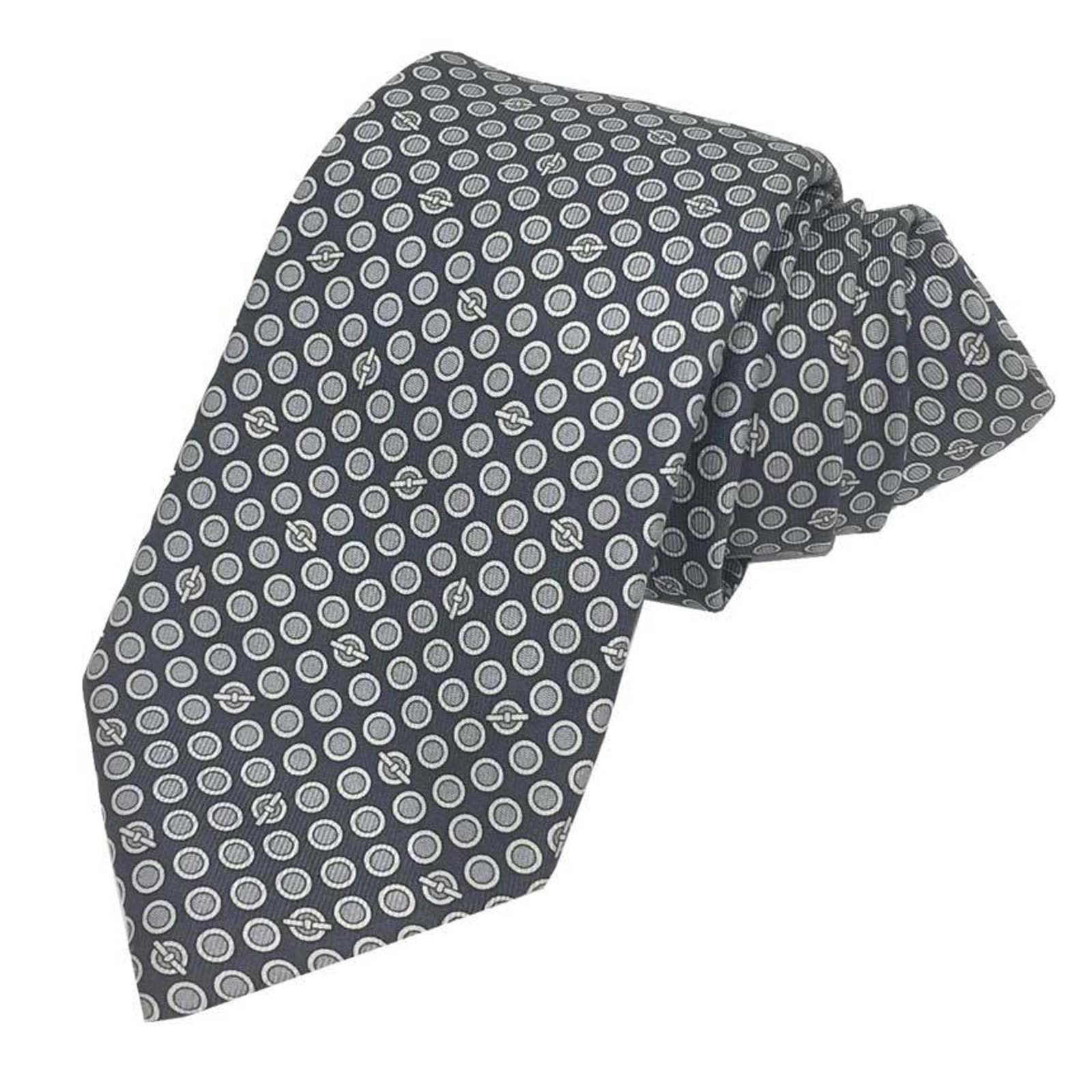 Hermes Tie Grennan 100% Silk Gray Men's: Hermes Tie Grennan 100% Silk Gray Men's Brand: Hermes Model: Glennan Country of Origin: France Type: Cravat Gender: Men Color: Gray Material: Silk100% Total Length: 152cm / 59.84'' Width: 3cm - 7cm / 