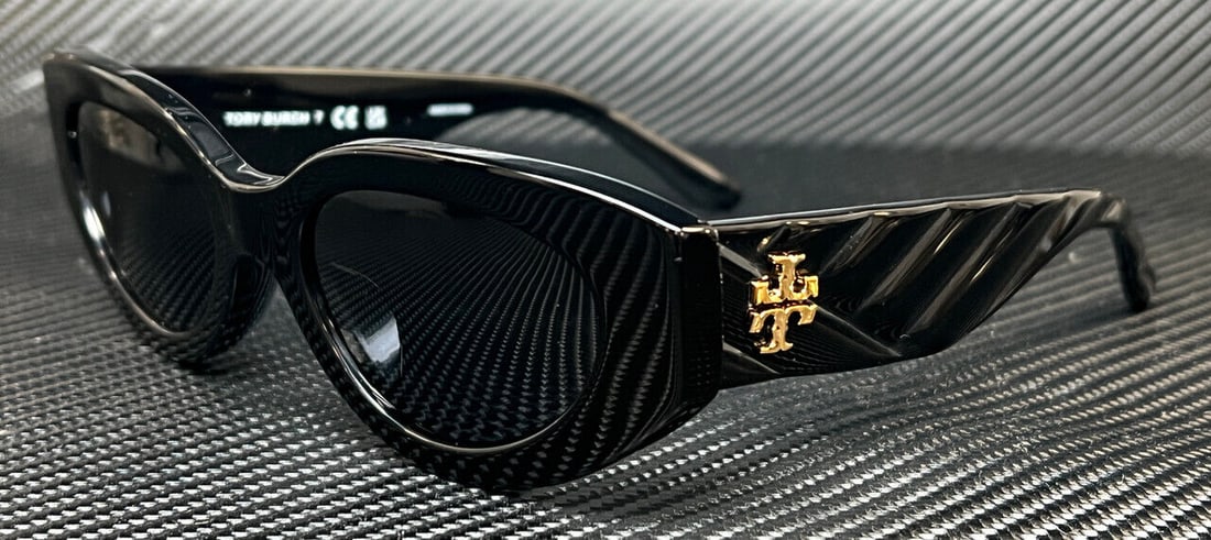 Tory Burch Women's 51mm Black Grey Sunglasses TY7178U: Tory Burch Women's 51mm Black Grey Sunglasses TY7178U Discover timeless style with these Tory Burch Women's Sunglasses. Featuring a sleek black frame, these sunglasses are designed to provide both fas