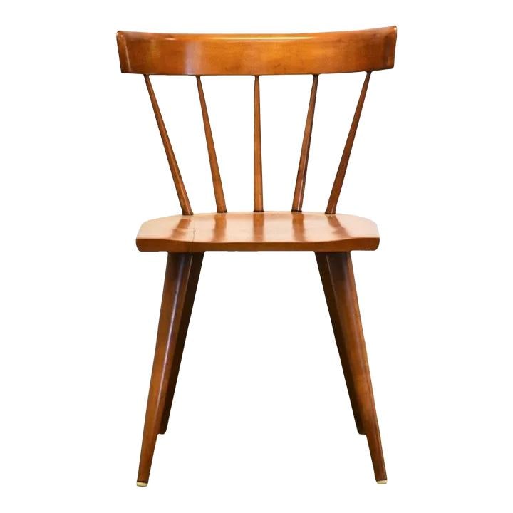 Paul McCobb Planner Group Mid Century Maple Dining Chair 17.75" Seat Height: Paul McCobb Planner Group Mid Century Maple Dining Chair 17.75" Seat Height A mid century modern solid maple dining chair designed by Paul McCobb Planner Group. Seat height is 17.75". 17" wide. 19.5"