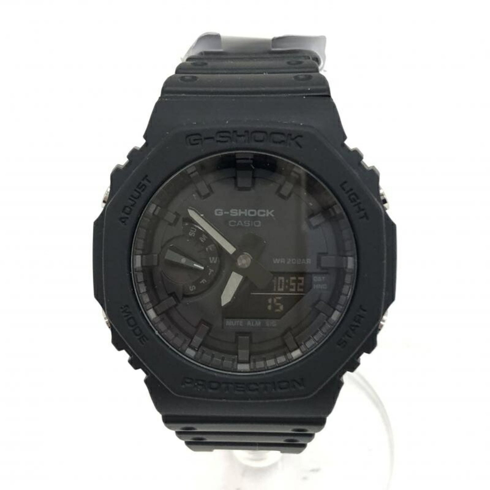 Casio G-Shock GA-2100-1A1JF Women's Ceramic Watch Black Blue: Casio G-Shock GA-2100-1A1JF Women's Ceramic Watch Black Blue This CASIO G-SHOCK wristwatch (Model: GA-2100-1A1JF) combines durability and style, featuring a sleek black ceramic case. Designed for wome