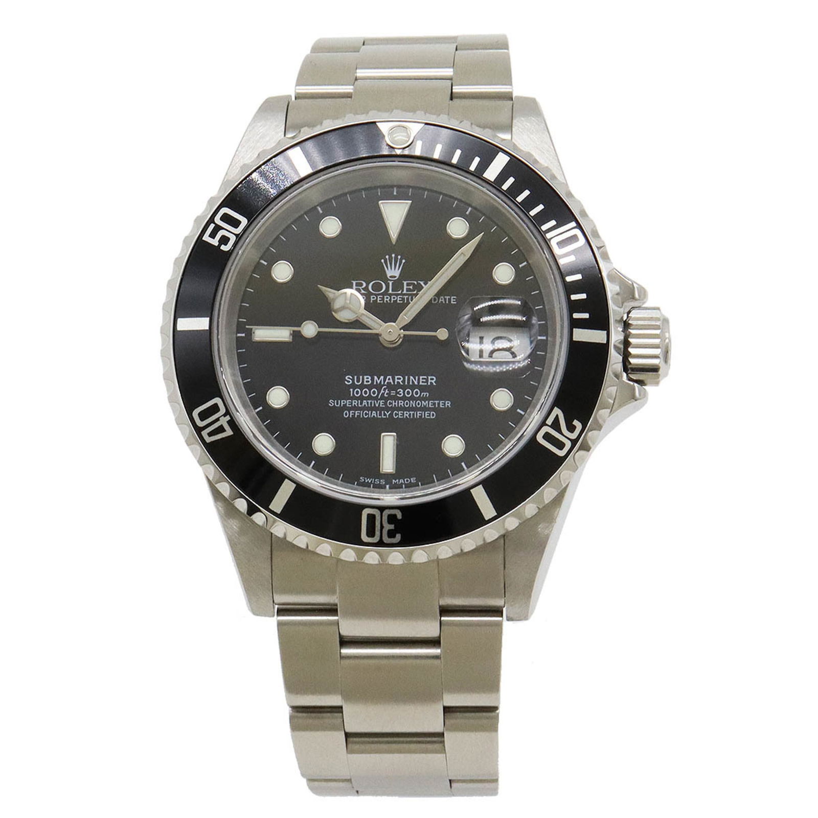 Rolex Submariner Date Automatic Men's Watch Black Dial SS 16610: Rolex Submariner Date Automatic Men's Watch Black Dial SS 16610 Discover the iconic Rolex Submariner Date, renowned for its timeless design and exceptional craftsmanship. This men's automatic wristwat