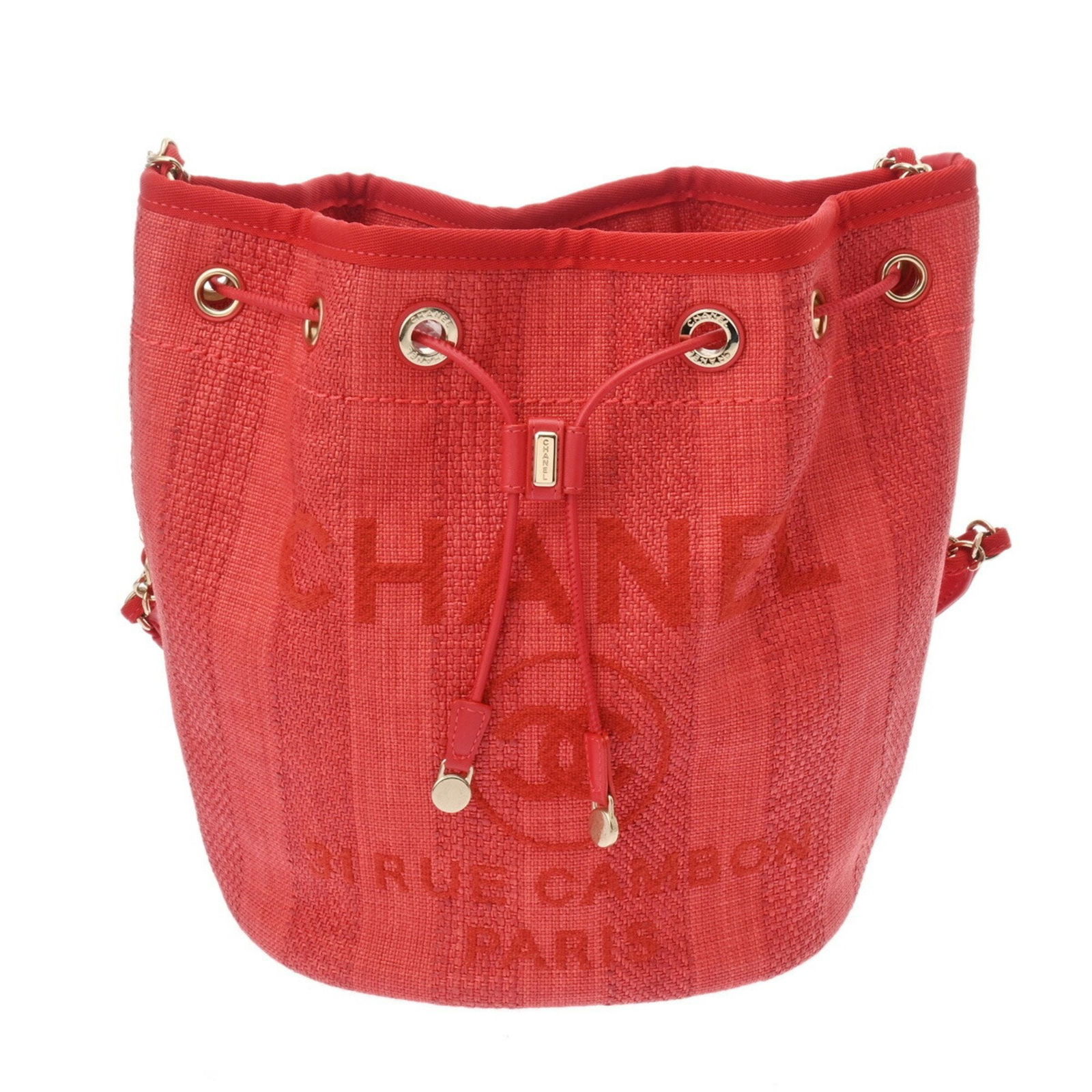 Chanel Deauville Red Straw Shoulder Bag with Gold Hardware: Chanel Deauville Red Straw Shoulder Bag with Gold Hardware This Chanel Deauville Shoulder Bag is a stylish accessory designed for women, crafted from high-quality straw in a vibrant red color. It feat