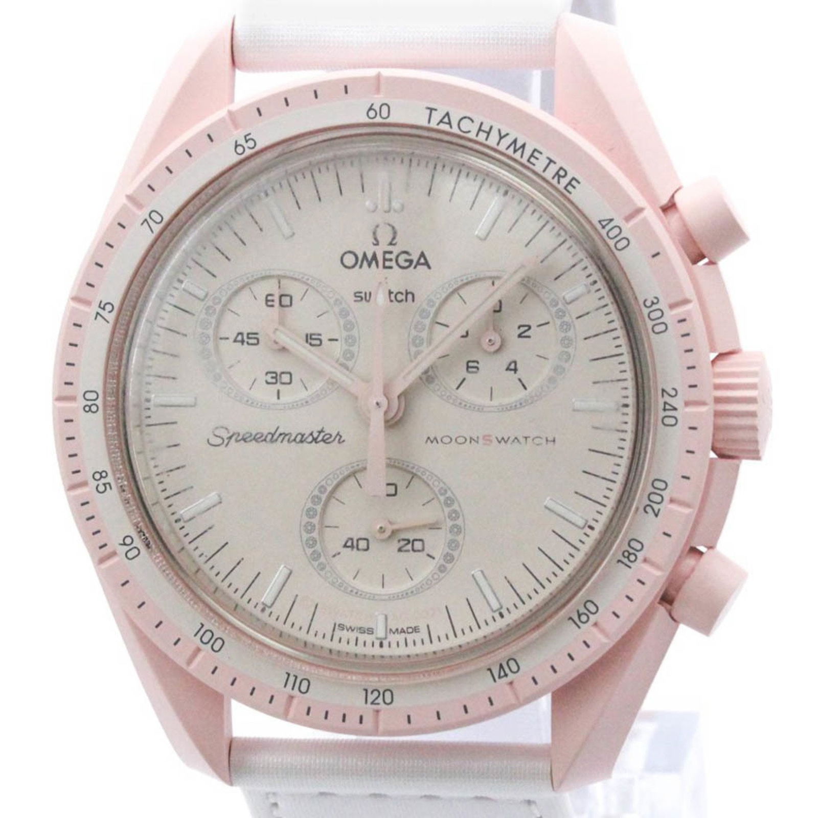 Swatch Mission to Venus SO33P100 Bio Ceramic Sport Watch: Swatch Mission to Venus SO33P100 Bio Ceramic Sport Watch Introducing the SWATCH MISSION TO VENUS Bio Ceramic Unisex Watch, model SO33P100. This stylish wristwatch combines sportiness with sleek design