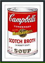 Andy Warhol Scotch Broth Campbell's Soup Limited Edition Print Framed 41 x 29 COA