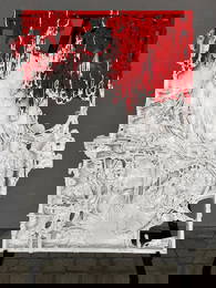 Fluidity Fragment 1 Wall Sculpture by Illya Tigois 48.5 x 41 x 3 in 2024 Abstract Expressionism