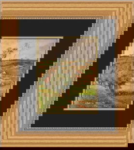 Camille Pissarro La Cote Du Chou 16x14 Custom Framed Print: Camille Pissarro La Cote Du Chou 16x14 Custom Framed Print Experience the beauty of Camille Pissarro's artistry with this custom framed print titled 'La Cote Du Chou in Pontoise.' This medium-sized