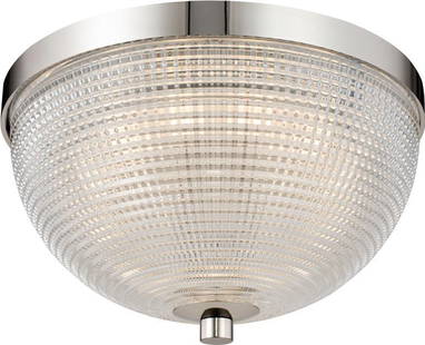Contemporary Polished Nickel LED Flush Mount - Portland: Contemporary Polished Nickel LED Flush Mount - Portland Illuminate your space with this stylish LED flush mount ceiling light from the Portland collection. Featuring a contemporary design, this fixtur