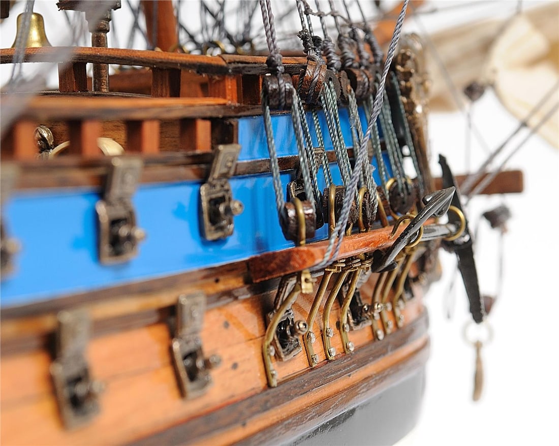 Exquisite Goto Predestination Ship 21.50H 22W 7.50D Model: Exquisite Goto Predestination Ship 21.50H 22W 7.50D Model This exquisite replica model of the Goto Predestination ship captures the intricate details of 18th-century nautical craftsmanship. Measuring