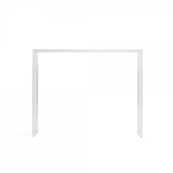 Zentique Cleon Acrylic Console Table 30.25H 36W 14D New: Zentique Cleon Acrylic Console Table 30.25H 36W 14D New Introducing the Sophisticated Cleon Acrylic Console, a stunning addition to any modern space. This elegantly designed console table features a s