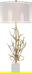 John-Richard Swirling Reeds Brass Table Lamp Art Nouveau UL-Listed: John-Richard Swirling Reeds Brass Table Lamp Art Nouveau UL-Listed Illuminate your space with the elegant Swirling Reeds Brass Table Lamp, designed in the Art Nouveau style. This stunning lamp feature