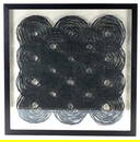 Zentique 47.25 Ebony Framed Abstract Wall Art